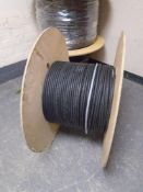 A spool of Excel 24 core fibre optic cable.