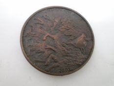 A Daniel Hendy foot and mouth disaster medal.