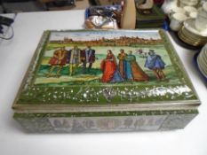 A biscuit tin by E. Otto Schmidt of Nuremberg.