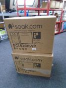 Two soak.com toilet basins.