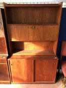 A mid 20th century Danish teak bookcase,