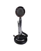 A 20th century chrome microphone