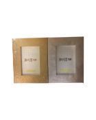 One crate containing 38 Xenos 10 cm x 15 cm photo frames in two different finishes (silver and also