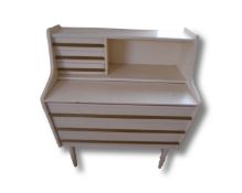 A mid 20th century Danish writing bureau, width 82 cm (painted).