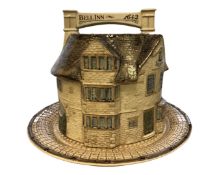 A Stilton cheese dish with cover Bell Inn 1642 retailed by Harrods