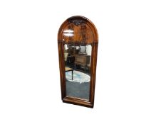 A 19th century mahogany framed mirror,