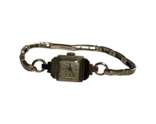 A lady's 9ct gold Formex 17-jewel wristwatch on 9ct gold bracelet CONDITION REPORT: