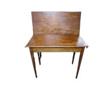 A Victorian mahogany tea table,
