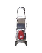A Honda HR194 self drive petrol lawn mower with grass box