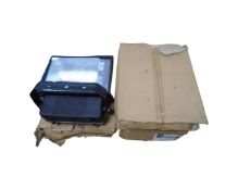 Four Newlec Halogen security lights (three boxed)