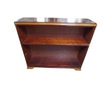 A set of 20th century open bookshelves,