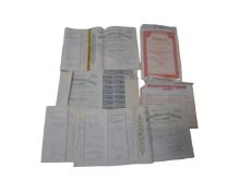 A box of 20th century English and continental bonds