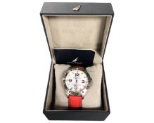 A Gentleman's Nautica wrist watch in retail box