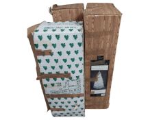 Four artificial Christmas trees in boxes CONDITION REPORT: Contents not checked.