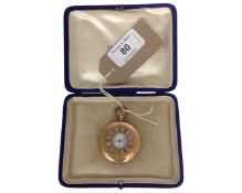 An American Waltham lady's gold-plated pocket watch.