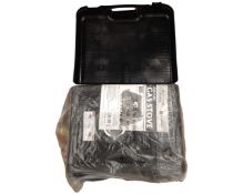 A portable gas range.