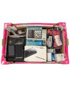 A quantity of electricals including digital cameras, mobile phones, Nintendo DS handheld console,