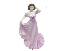 A Coalport figure, Stephanie.