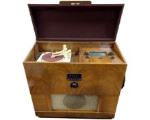 A mid-20th century walnut cased Ekco radiogram.