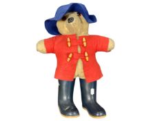 A Paddington Bear figure.