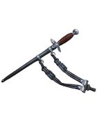 A German Third Reich 2nd Pattern Luftwaffe Officer's Dagger by Alcoso, Solingen,