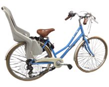 A Pendleton lady's bike with child's seat.