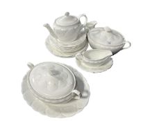 A collection of Coalport Oceanside dinner ware,