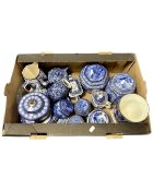 A box containing a quantity of Ringtons china.