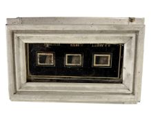 A 19th century painted servant's bell.