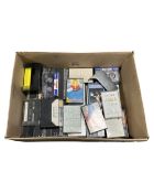 A box of cassette tapes