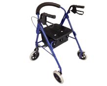 A folding mobility aid.