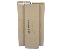 Three beech floating shelves, boxed.