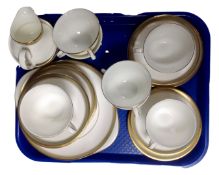 A Royal Doulton Clarendon 24 piece bone china tea service.