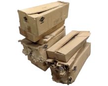 Nine boxes of polycarbonate drinking vessels,