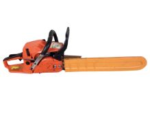 A Landmaster petrol chainsaw.