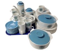 A J & G Meakin Capri Studio tea and dinner service.