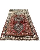 A Khamseh rug, South-West Iran, 199cm by 280cm.