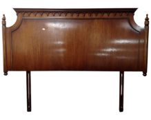 A Reprodux mahogany 4'6