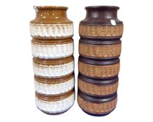 Two 1970s West German vases.