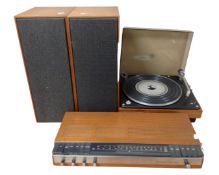 A Bang & Olufsen Beogram 1000 turntable with stylus together with a Beomaster 1000 receiver and a