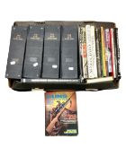 Four folders containing mid-20th century New Scientist magazines together with a 1984 Guns