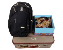 Two boxes containing assorted clothing including Hugo Boss, Ralph Lauren, Nike, Adidas,