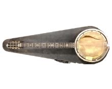 A five string banjo a/f CONDITION REPORT: Needs new vellum.