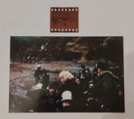 Vintage negative of Marilyn Monroe in 1954 visiting the US troops in Korea,