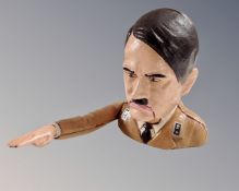 A cast iron novelty Hitler nutcracker.