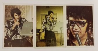 1970s photographs of Elvis Presley in the recording studio for the documentary 'Elvis: That's the