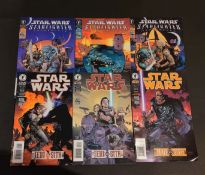 Four complete sets of Star Wars comics including Crossbones, Jedi vs.