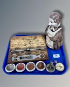 A military pocket watch, a railway timekeeping watch marked Made in Austria,