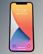 An Apple iPhone 12 64gb, case purple (without charger,