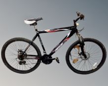 A Stealth Corrado 18 gear front suspension gent's mountain bike.